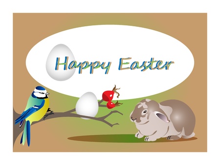 Happy Easterのイラスト素材