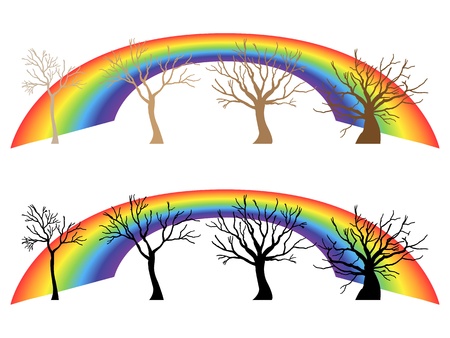 Rainbowのイラスト素材