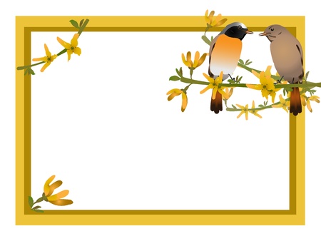 Spring frameのイラスト素材