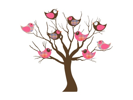 Happy birdsの写真素材