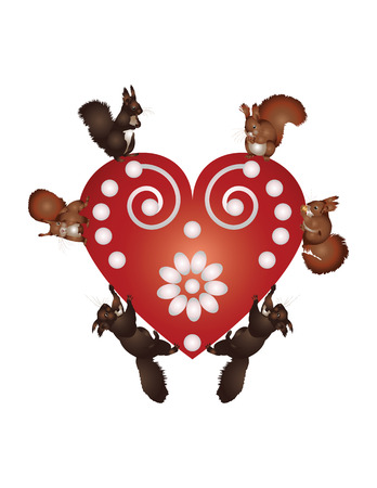 Valentine heartのイラスト素材