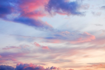 Wonderful twilight sky background の写真素材