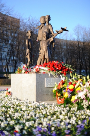 ST. PETERSBURG, RUSSIA - MAY 6: War Memorial のeditorial素材