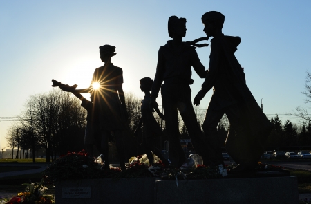 ST. PETERSBURG, RUSSIA - MAY 6: War Memorial のeditorial素材