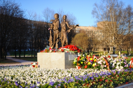 ST. PETERSBURG, RUSSIA - MAY 6: War Memorial のeditorial素材