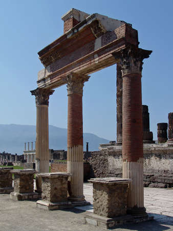the arch. pompey. italyの写真素材
