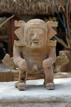 The ancient indian figure. Ecuador. South America