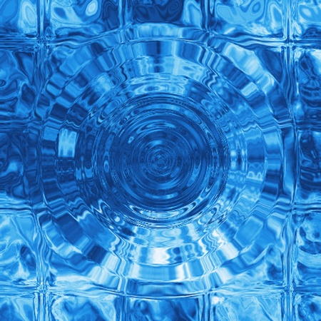 Hole in Glass tileの写真素材