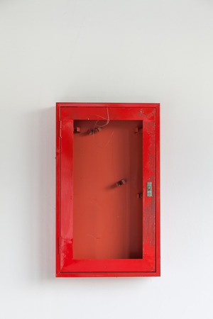 Cabinets for fire extinguishersの写真素材