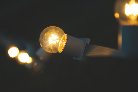 Light bulb in the dark