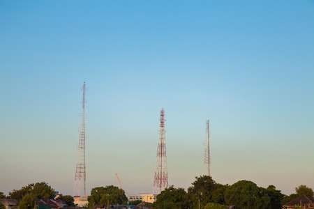 Three Signal Tower in city