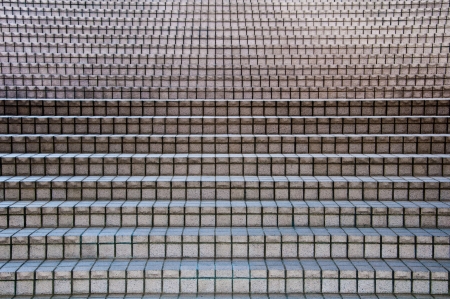The stair make from many stones as backgroundの写真素材