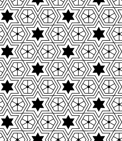 Islamic pattern. Seamless vector geometric background in arabian styleのイラスト素材