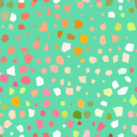 Vector seamless terrazzo pattern. Background with textured surface.のイラスト素材
