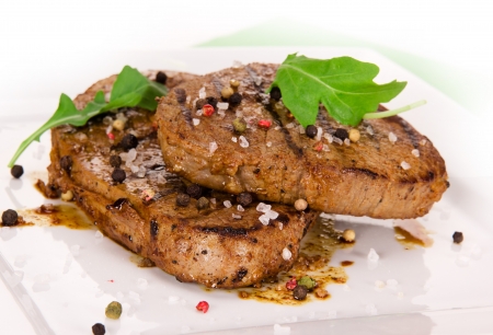 Grilled Beef Steak の写真素材