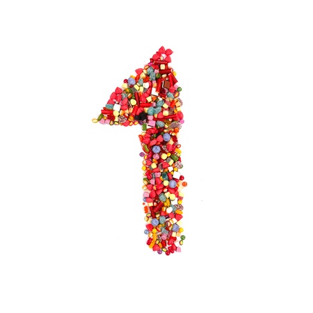 Candy alphabet number 1