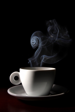 warm cup of coffee の写真素材