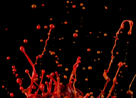 Splashing coloursの写真素材