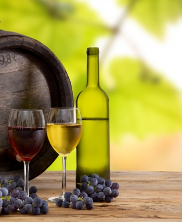 Wine still-lifeの写真素材