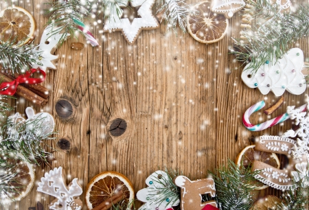 Abstract christmas blurred backgroundの写真素材