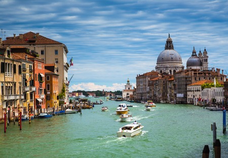 Grand Canal in Venice, Italy, Europe のeditorial素材