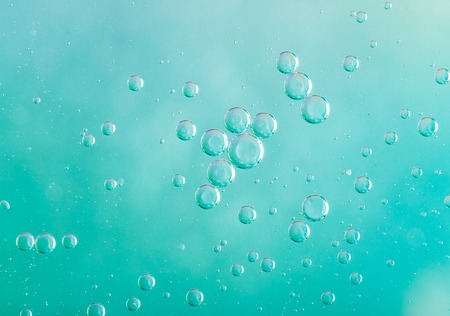 Water bubbles, abstract background.の写真素材