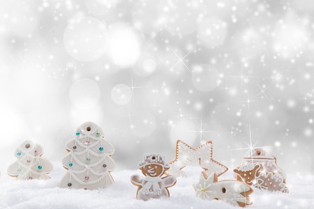 Abstract Christmas background, close-up.の写真素材