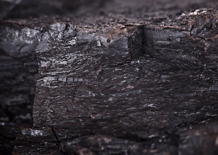 Coal lumps pattern background, close-up.の写真素材