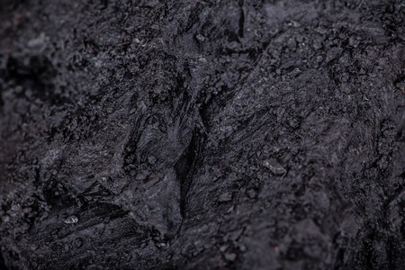Coal lumps on dark , close-up