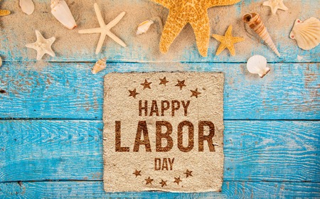 Labor day banner, patriotic backgroundの写真素材
