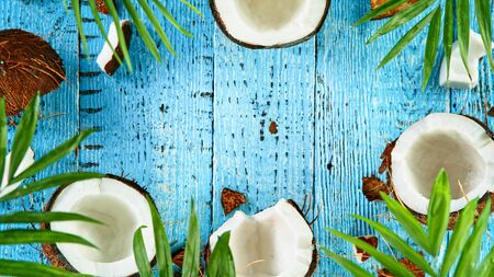 Freeze Motion of Water Splashing on Coconutの写真素材