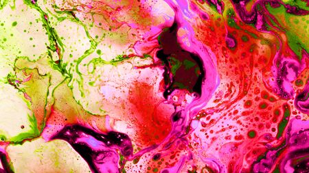 Abstract colored liquid background