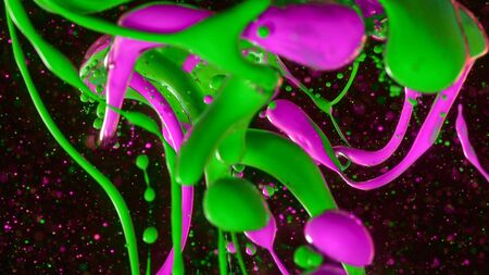 Abstract colored liquid backgroundの写真素材