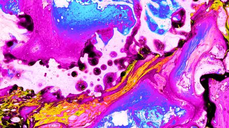 Abstract colored liquid background