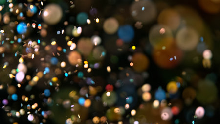 Abstract Neon Glitters Backgroundの写真素材