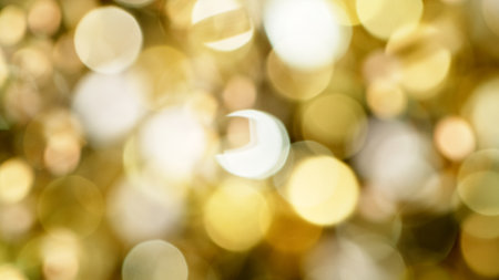 Abstract Gold Glitters Backgroundの写真素材