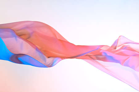 Smooth elegant colorful transparent clothの写真素材