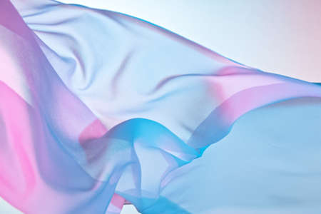 Smooth elegant colorful transparent clothの写真素材