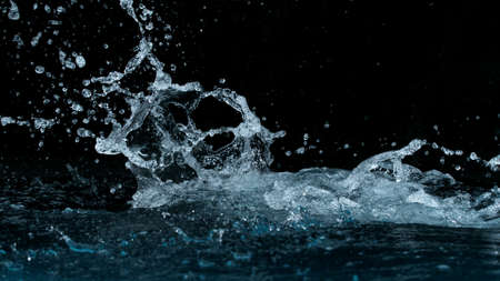 Freeze motion of water splash.の写真素材
