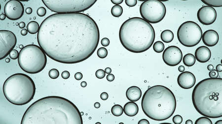 Moving Bubbles on Light Background