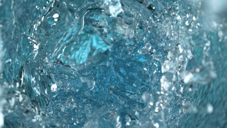 Freeze Motion of Rotating Water in Twister Shapeの写真素材