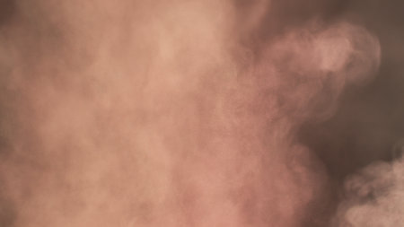Freeze Motion Shot of Color Powder Explosion Isolated on Black Backgroundの写真素材