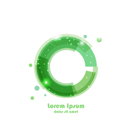 Abstract circle bright background.のイラスト素材