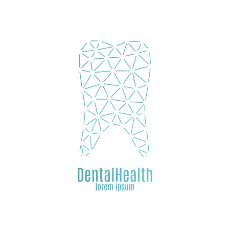Dental clinic vector. Tooth icon. Vector illustrationのイラスト素材