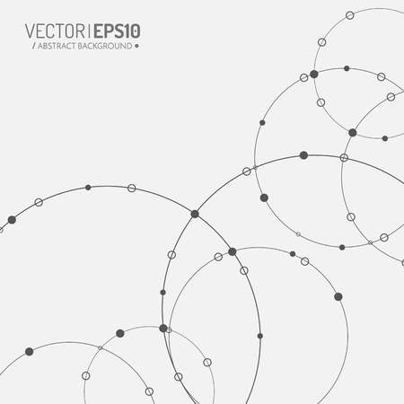 3d geometric vector background for business or science presentation.のイラスト素材