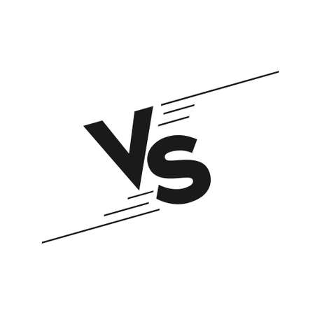 Vs sign. Vector versus background. Fight competition signのイラスト素材