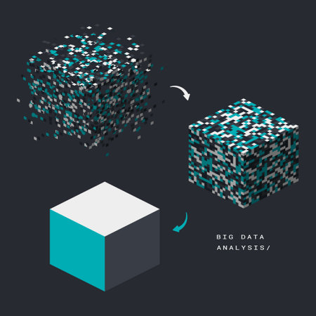 Big data visual information background. Social network concept. Connection vector background.のイラスト素材