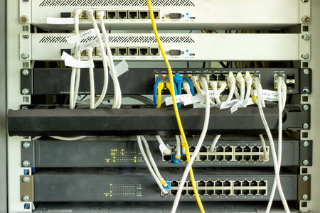 Servers that provide Internet access in the office.