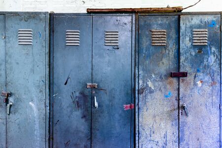 Steel cabinet for tool storageの写真素材