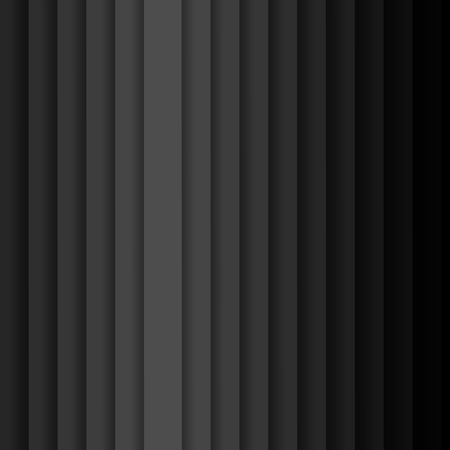 Vertical vector stripes with shadow Abstract dark background pattern with diagonal stripes from gray to black color Contemporary graphic design cover geometric pattern with lines banner pattern Vectorのイラスト素材